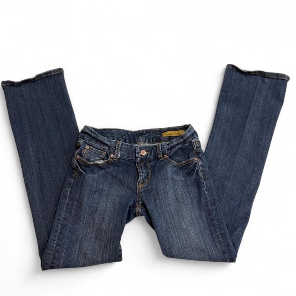 Seven7 Women's Blue and Navy Jeans